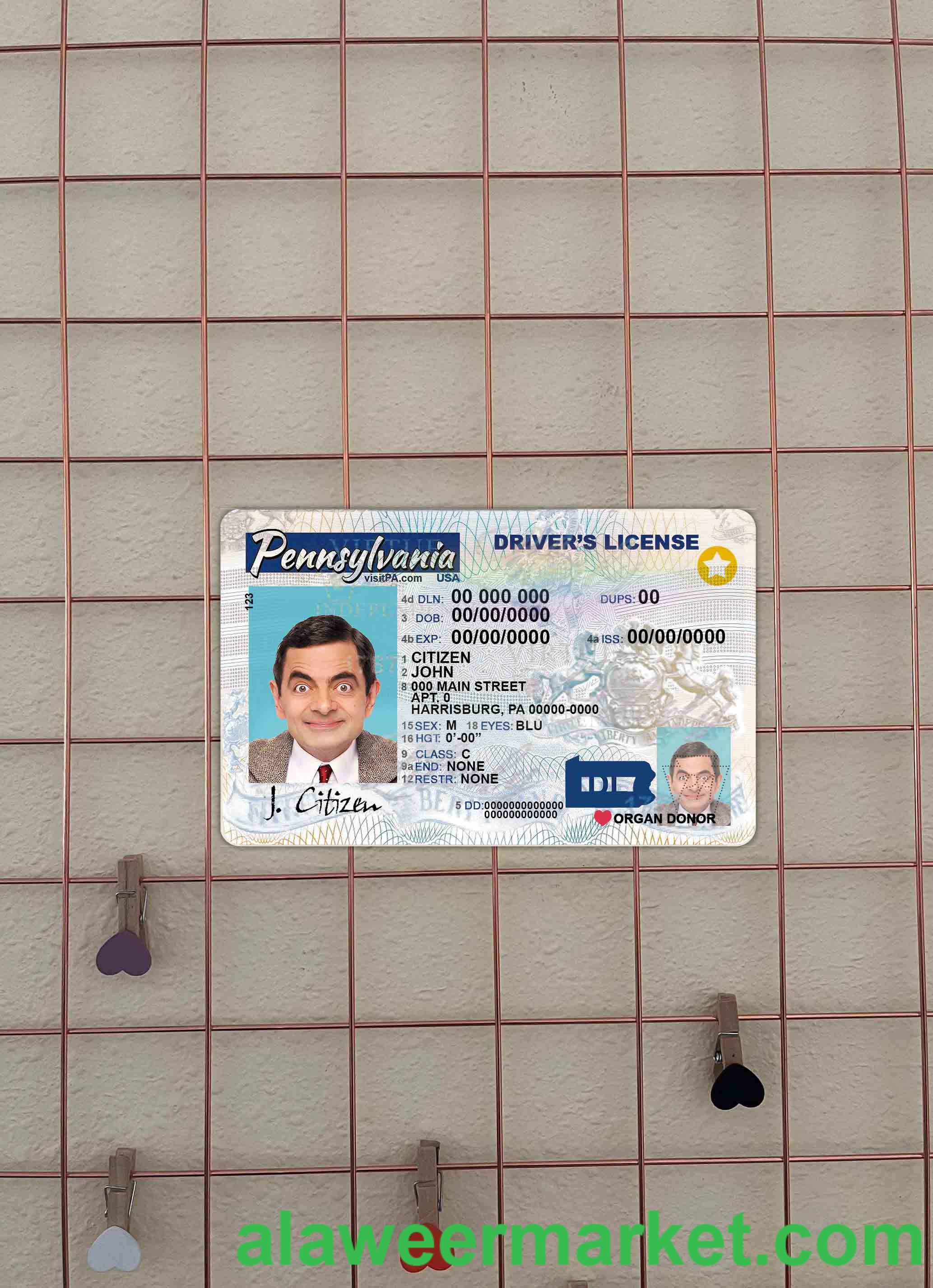 USA Pensylvania DL photolook FRONT